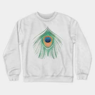 Peacock Feather Crewneck Sweatshirt